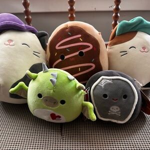 Lot of 5 Squishmallows